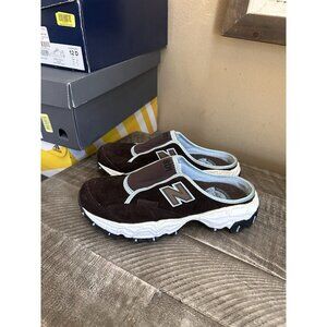 Y2K Vtg New Balance 801 Mule Clog Slip Sneaker Shoe Trail WL801BK Low Top Sz 6.5